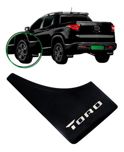 Imagen 1 de 3 de Juego X 4 Barreros Goma Fiat Toro ( Delanteros + Traseros )