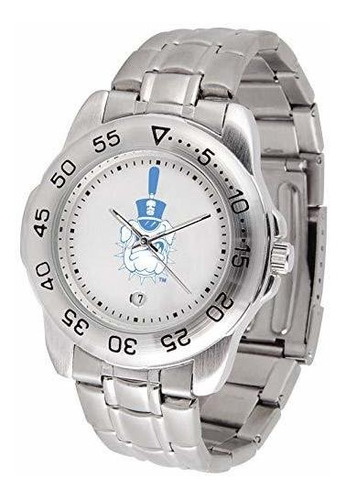 Citadel Bulldogs Ncaa Mens Deportes Reloj De Acero