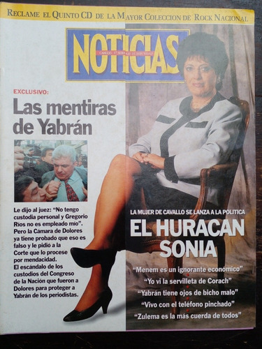 Noticias N° 1065 25/5/97 Caso Cabezas Yabrán Sonia Cavallo D