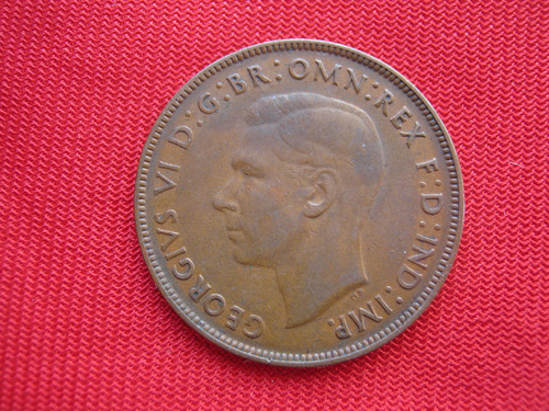 Australia 1 Penny 1940 Rey Jorge Vi 