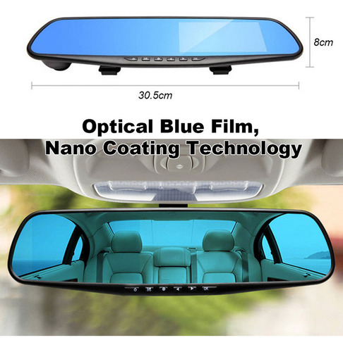 Bh Compatible Cámara De Salpicadero Dvr Para Coche, Lente