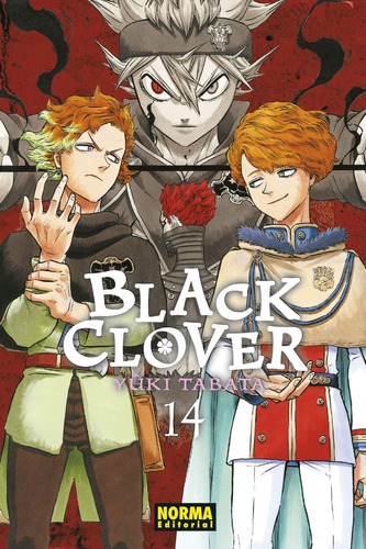Black Clover 14, De Yuuki Tabata. Serie Black Clover, Vol. 14. Editorial Norma Comics, Tapa Blanda En Español