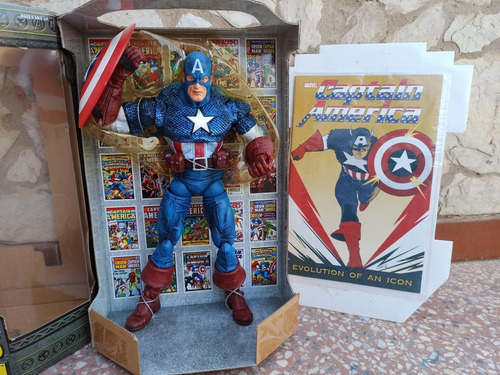 Capitan America Marvel Legends, Icons, Toy Biz
