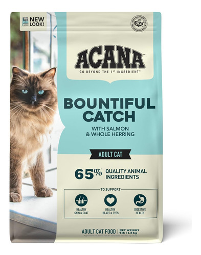 Bountiful Catch Alimento Seco Para Gatos Adultos De Salmon Y