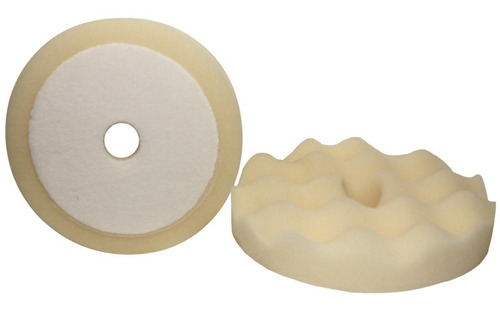 Pad Bonete Espuma Blanco Fino Huevera 150mm .x1 N41