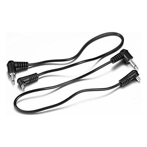 2 Pcs 35 Mm A Macho Pc Flash Sync Cable12inch30cm 35 Mm Ench