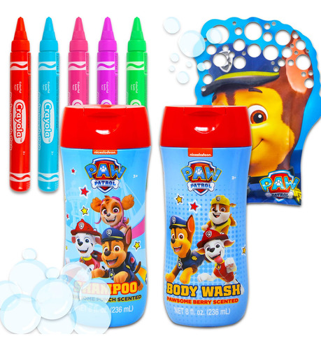 Juego De Baño De Paw Patrol Para Niños Pequeños De 1 A 3.