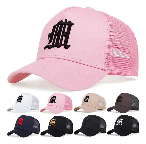 Gorra De Béisbol Unisex Con Letra M, Primavera, Net Hop, Mod
