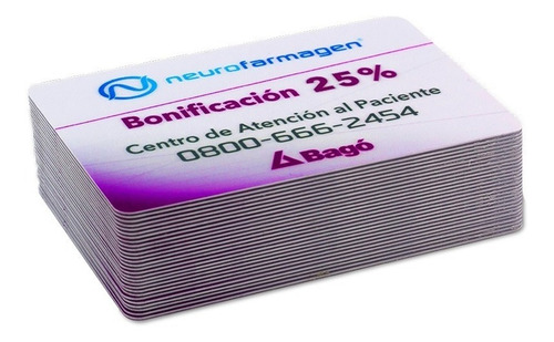 Imagen 8 de 9 de Tarjetas De Pvc Doble Faz Gift Card Premium Pack 500u