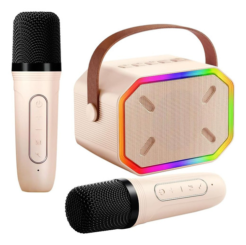 Máquina Karaoke Portátil, Bluetooth 5.3, Altavoz Karaoke Con