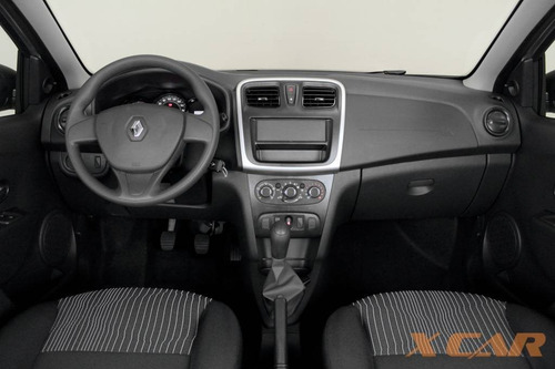 Renault Sandero 1.0 12v Sce Flex Authentique Manual Prateado