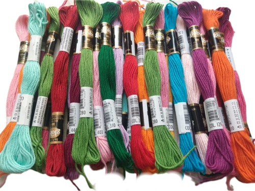 220 Madejas Hilo Para Bordar El Globo Algodón, Elige Colores