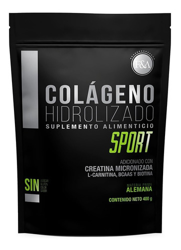 Colágeno Hidrolizado Sport - F&a Sabor Sin sabor