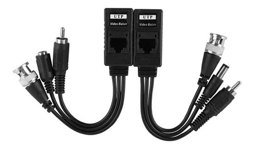 Video Balun Hd Rj45 3 En 1 (video + Power + Audio) Stc-vb31