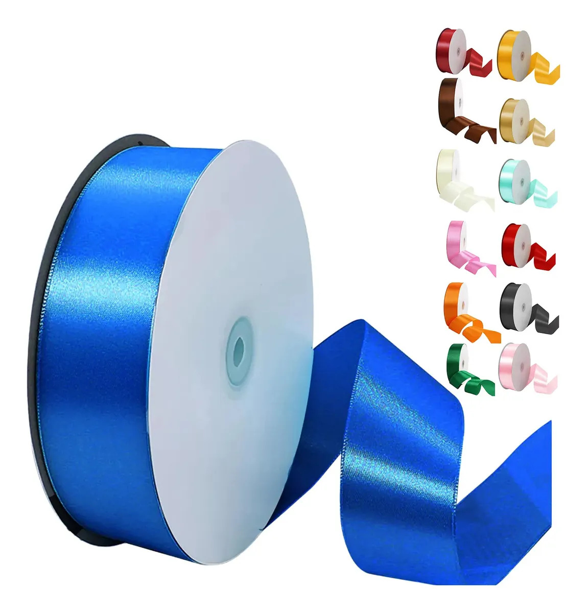 Fita de Cetim Náilon MOTESTOR Azul Joia de 4 cm para Artesanato e Decoração