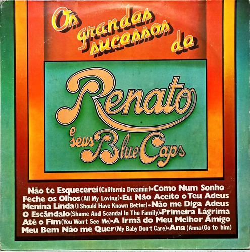 Renato E Seus Blue Caps  Lp 1977 Os Grandes Sucessos 3759