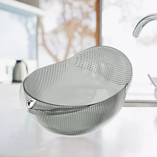 Colador De Cocina, Cesta De Drenaje, Cuenco De Lavado, Gris