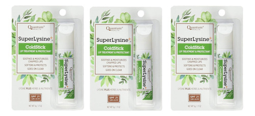 Super Lysine Plus+ Coldstick, Spf 21, Regular 0.18 Oz (paque