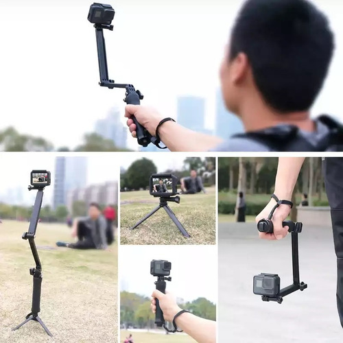 Bastón 3 Way Para Cámaras Deportivas Gopro U Otras
