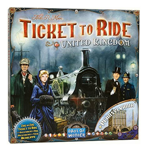 Days Of Wonder Ticket To Ride: Reino Unido Map Collection
