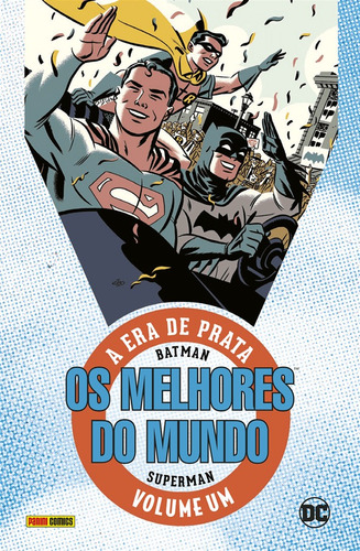 Batman e Superman: Os Melhores do Mundo - Era de Prata Vol. 1: DC Classic, de Finger, Bill. Editora Panini Brasil LTDA, capa dura em português, 2022
