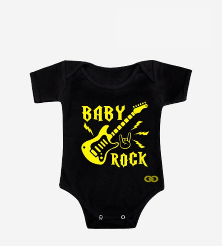 Body Bebé Baby Rockero Infantil Guitarra Eléctrica Fender