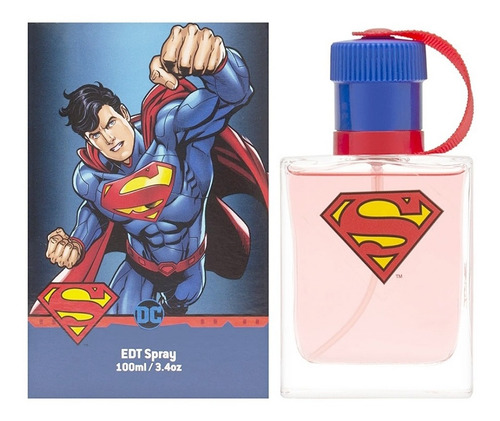 Imagen 2 de 4 de Perfume Superman 100ml Para Niño