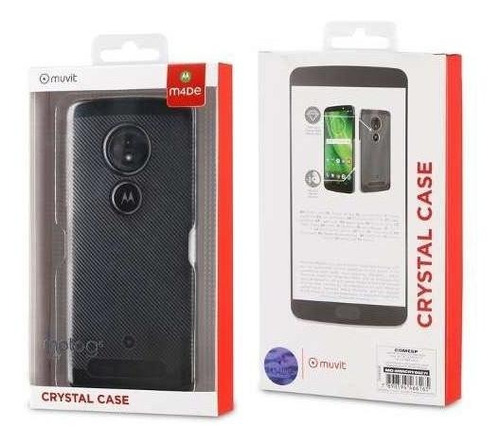 Imagem 1 de 5 de Capa Moto G6 Play Cristal Case Original Muvit Motorola