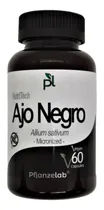Comprar Ajo Negro 100 % Sin Aditivos Pflanzelab 60 Cápsulas Veganas 
