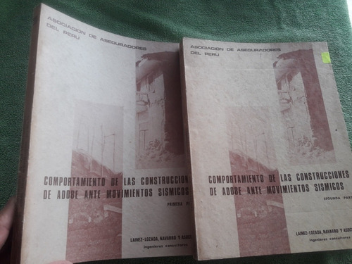 Libro Comportamiento De Las Construcciones De Adobe 2 Tomos