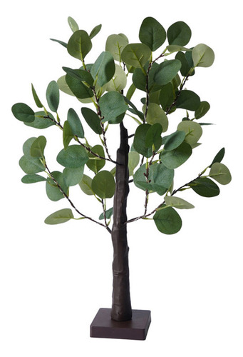 W 1002 Luces Led Con Forma De Árbol Pequeño, Diseño De Hojas