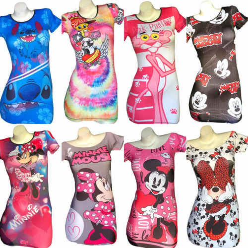 Vestido Comics Mickey Mouse Suplex Colombiano | Cuotas sin interés Vestido Comics Mickey Mouse Suplex Colombiano | Cuotas sin interés