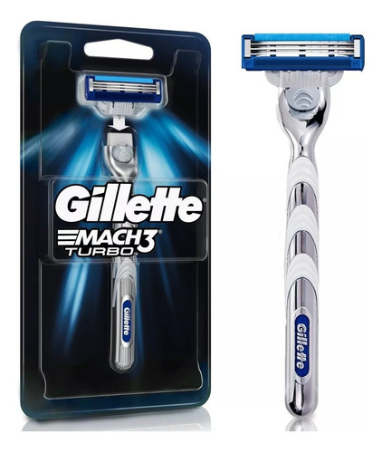 Máquina De Afeitar Gillette Mach3 Turbo 1 Unidad