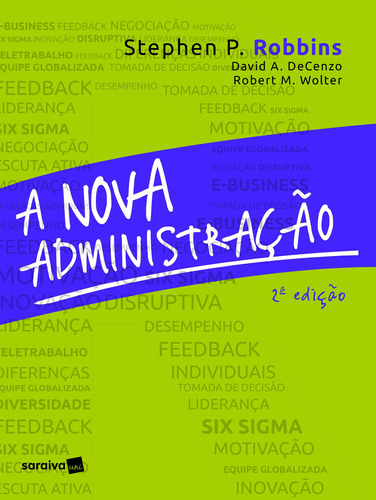 A Nova Administração, de Decenzo, David A.. Editora Saraiva Educação S. A., capa mole em português, 2020