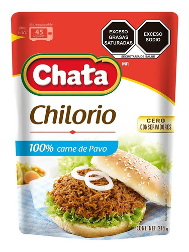 Chilorio De Pavo Chata 215 Gr