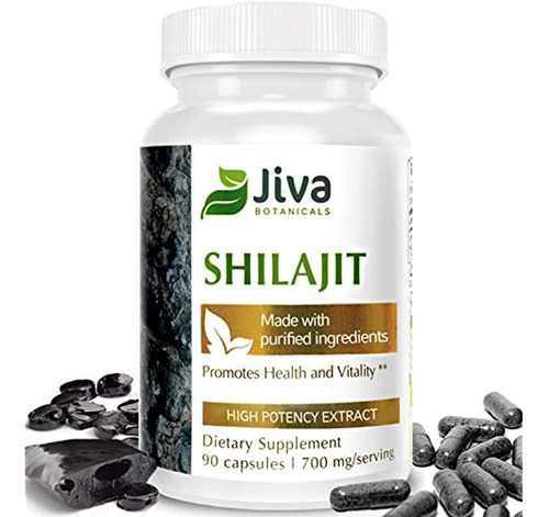 Capsulas De Shilajit 350 Mg Acido Fulvico Puro De Shilaji