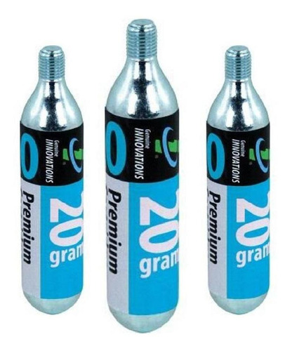 Cartucho De Co2 Premium 20 Grs Genuine 3uni