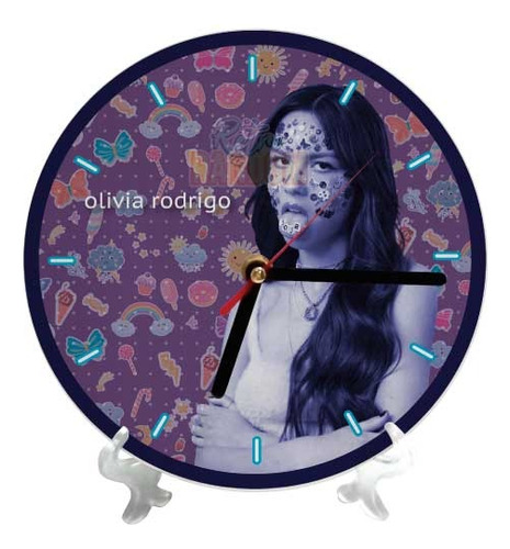 Olivia Rodrigo - Sour (reloj 19 Cm Con Soporte)
