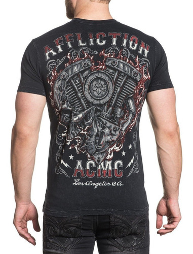 Imagen 2 de 4 de Remera Affliction Horse Power