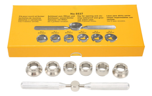 Abridor De Caja De Reloj 5537 De Acero Inoxidable Profesiona