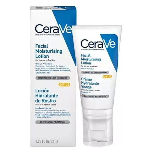 Loción Facial Cerave Hidratante Fps 25 X 52 Ml