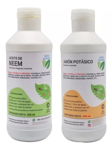 Aceite de Neem y Jabón Potásico - Vivero Eolia Garden