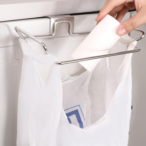 Leadigol Sobre La Rejilla De La Bolsa De Basura Del Soporte