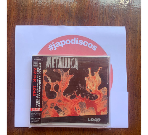Cd Metallica Load (edición Japonesa) 1996.