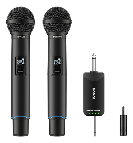 Micrófono Inalámbrico Tonor Tw720 Recargable Bluetooth Uhf