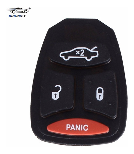 Boton De Goma De La Llave Para Dodge Jeep Chrysler (x 2u)