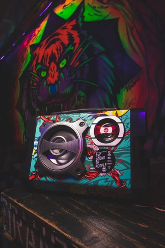 Parlante Portatil Stromberg Veins Bluetooth Luces Led 30 W.*