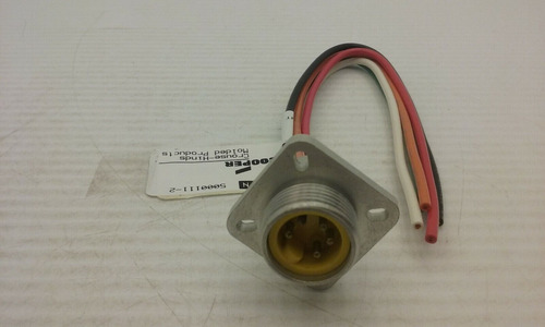 Cooper 5000111-2 Cable Assembly Connector 5 Pin 600v 8a Nib