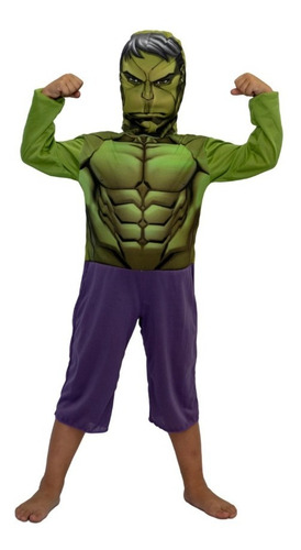 Disfraz Increíble Hulk Económico Licencia Marvel® New Toys