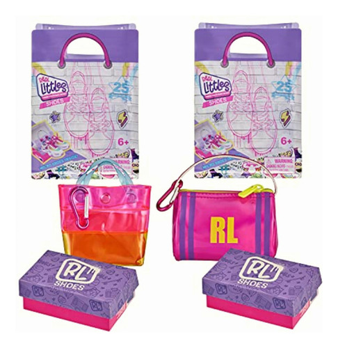 Real Littles Microzapatillas Coleccionables Y Bolso Con